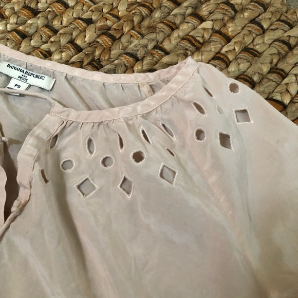 Cotton Silk blend 3/4 sleeve blouse - Picture 3 of 4